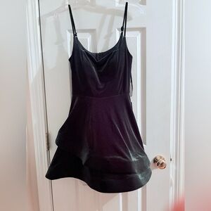 B Darlin Elegant Dark Green Mini Dress